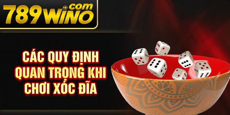 Các quy định quan trọng khi chơi xóc đĩa